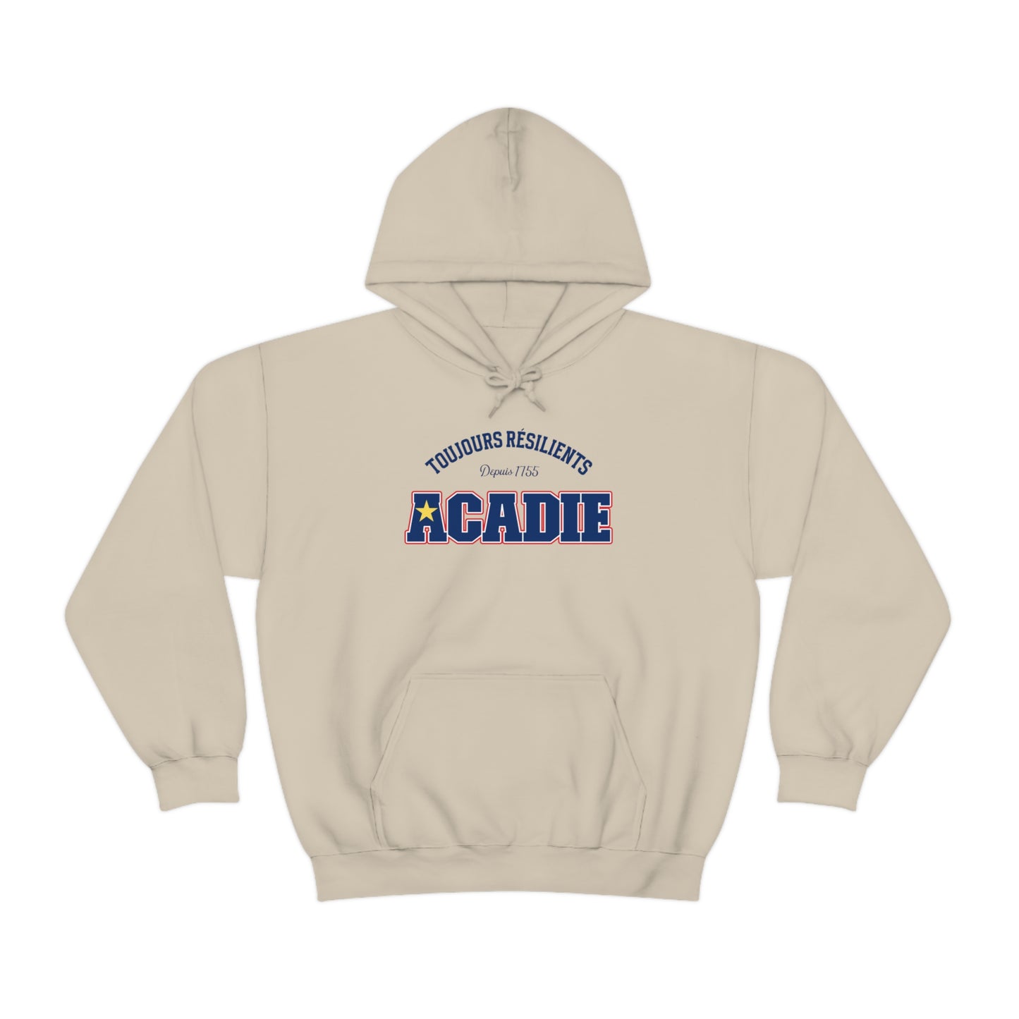TOUJOURS RÉSILIENTS , ACADIE HOODIE UNISEXE
