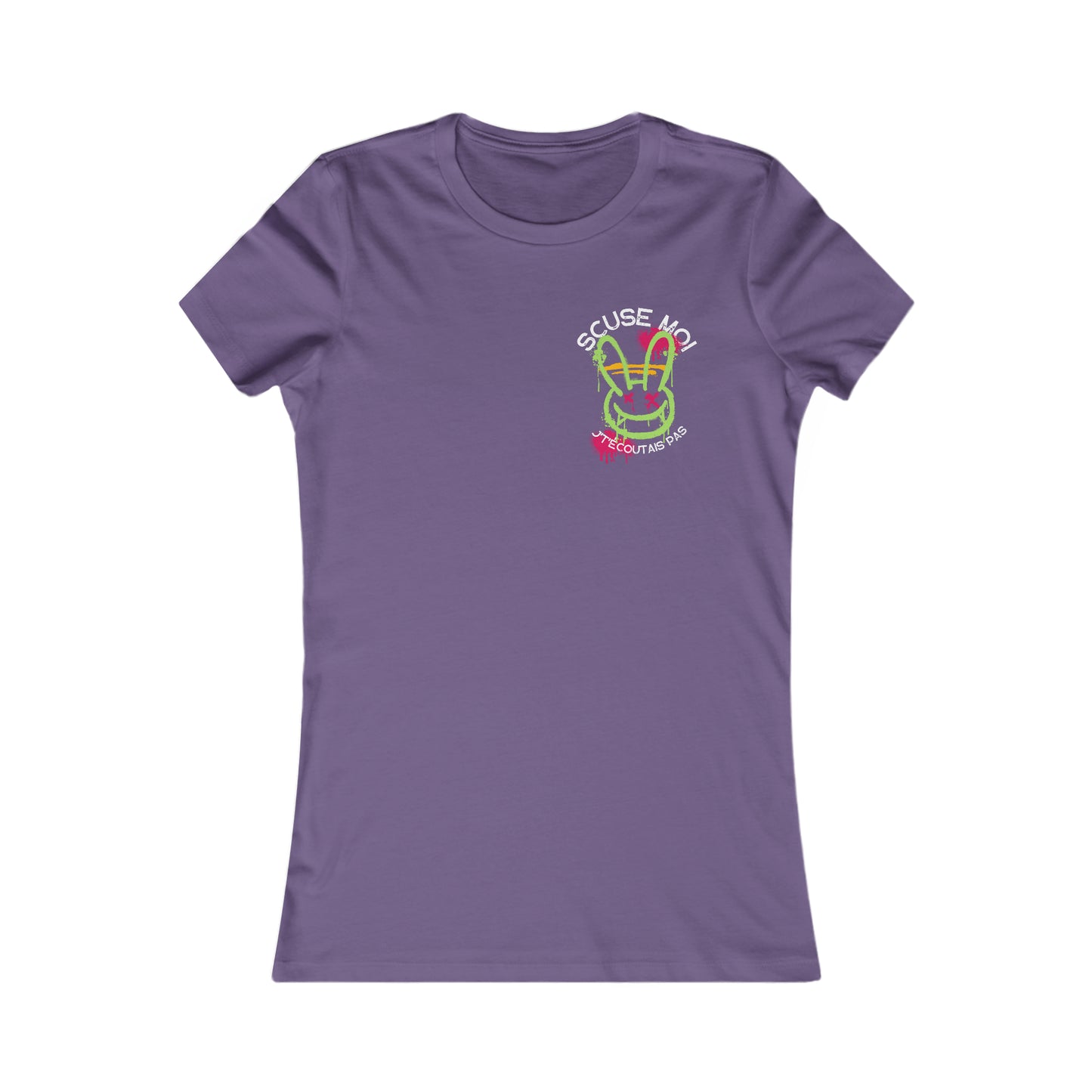SCUSE MOI J'T'ÉCOUTAIS PAS - TSHIRT COUPE FÉMININE, UNISEXE