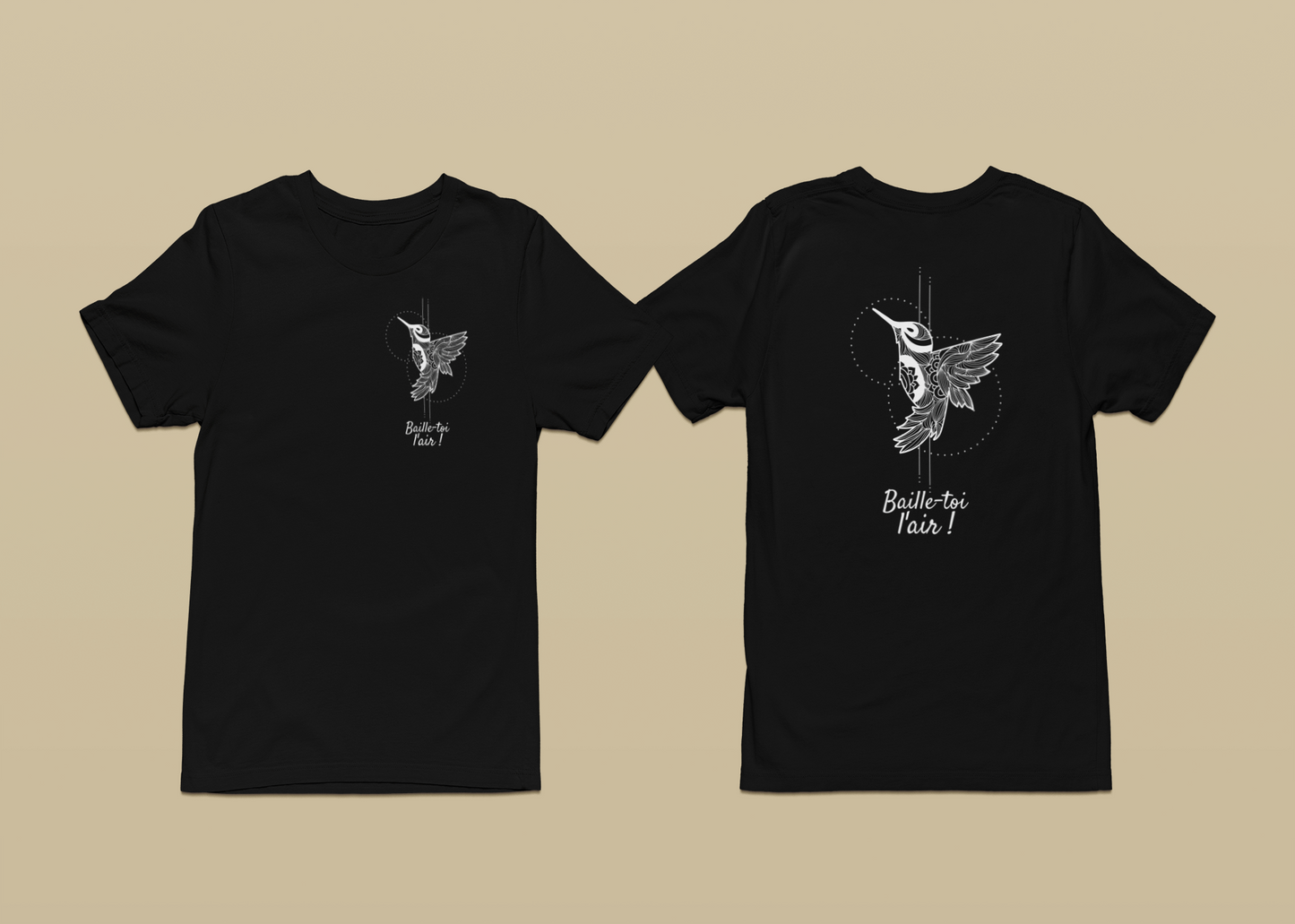 BAILLE-TOI L'AIR - TSHIRT COUPE FÉMININE, UNISEXE