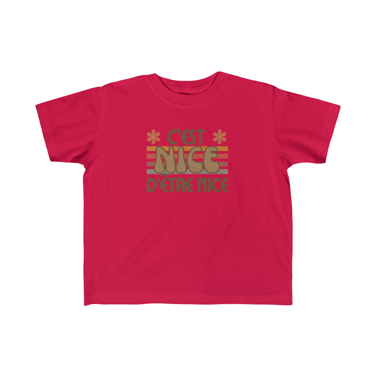 C'EST NICE D'ÊTRE NICE T-SHIRT POUR ENFANT