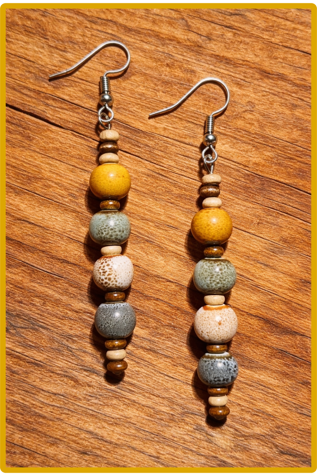 Boucles d'oreilles " Fille du rivage"