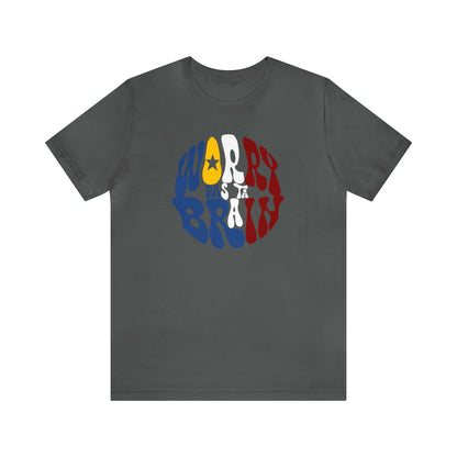 WORRY PAS TA BRAIN (couleur acadienne) - TSHIRT UNISEXE