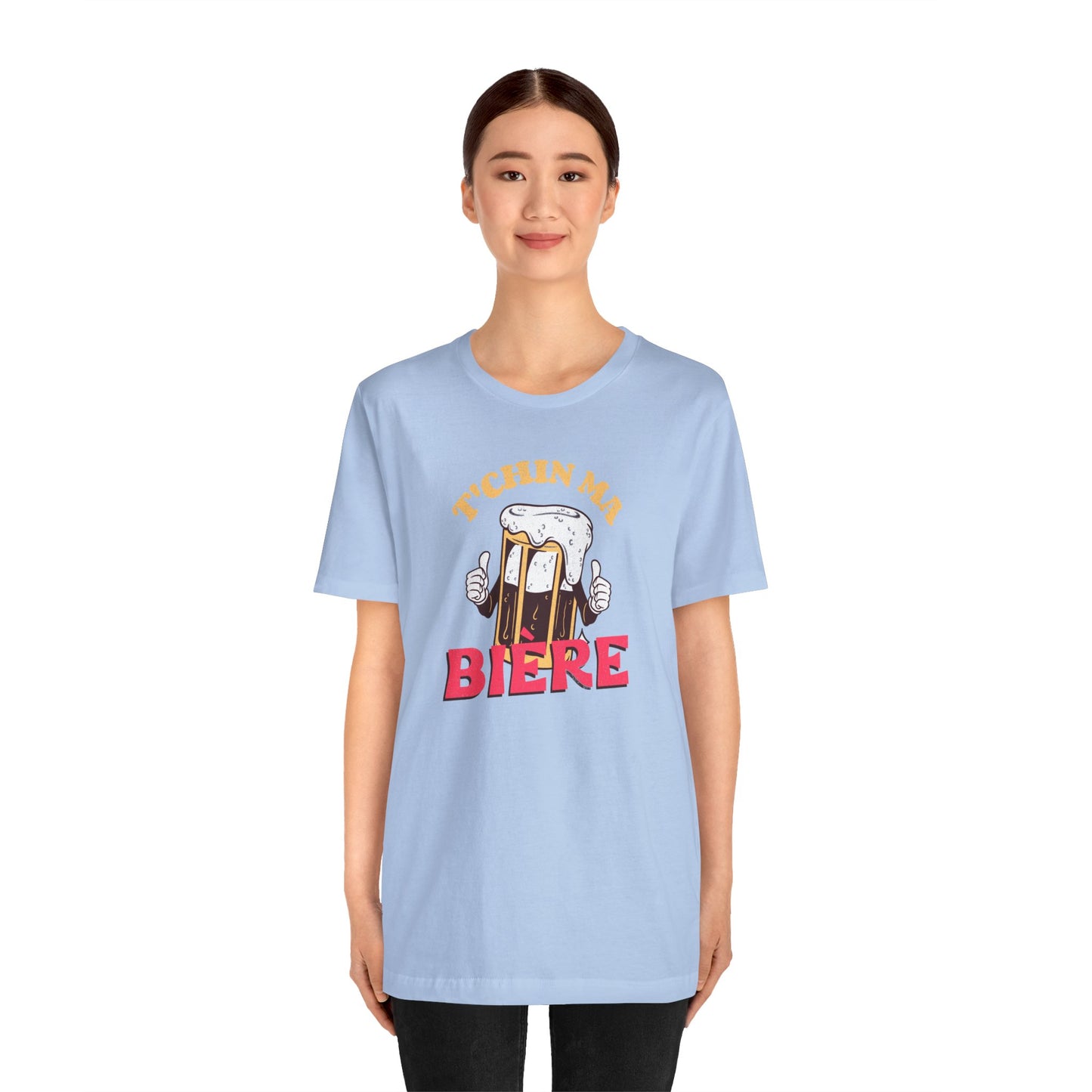 T'CHIN MA BIÈRE  T-SHIRT  UNISEX