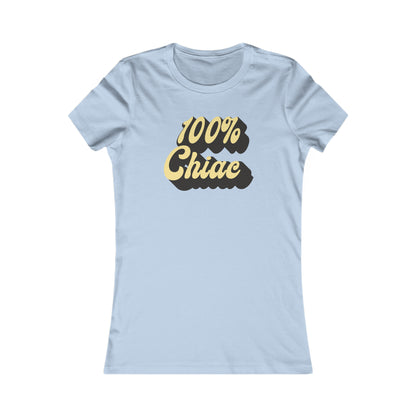 100% CHIAC  - TSHIRT COUPE FÉMININE, UNISEXE