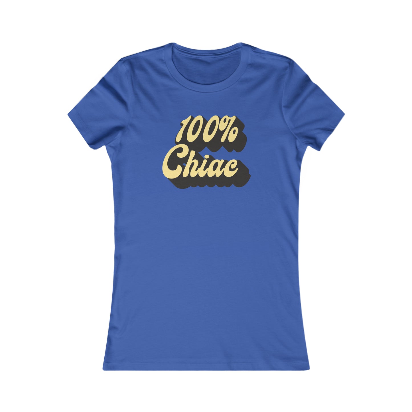 100% CHIAC  - TSHIRT COUPE FÉMININE, UNISEXE