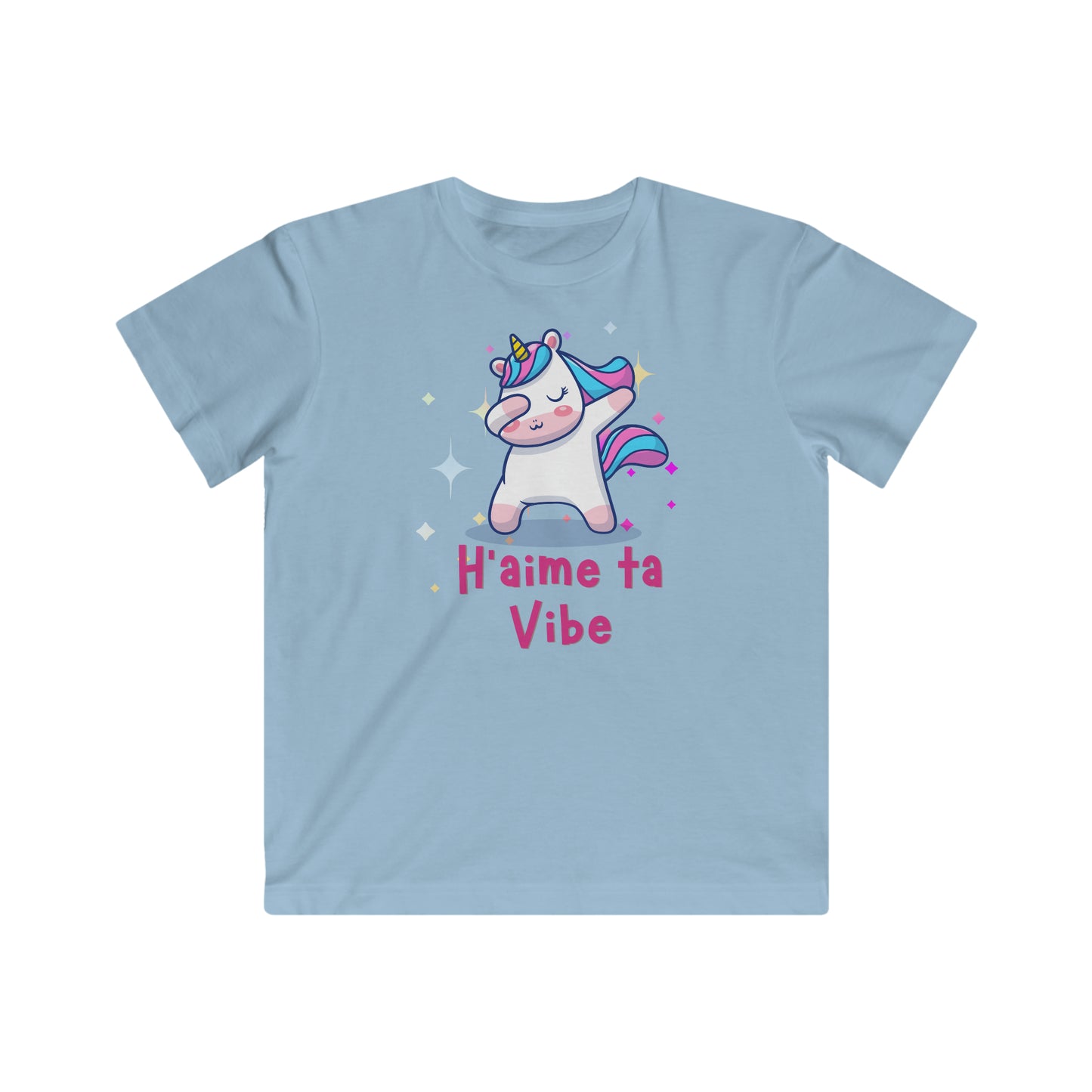 H'AIME TA VIBE - LICORNE - TSHIRT UNISEXE ENFANT