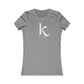 K ..... LISSE - TSHIRT COUPE FÉMININE, UNISEXE