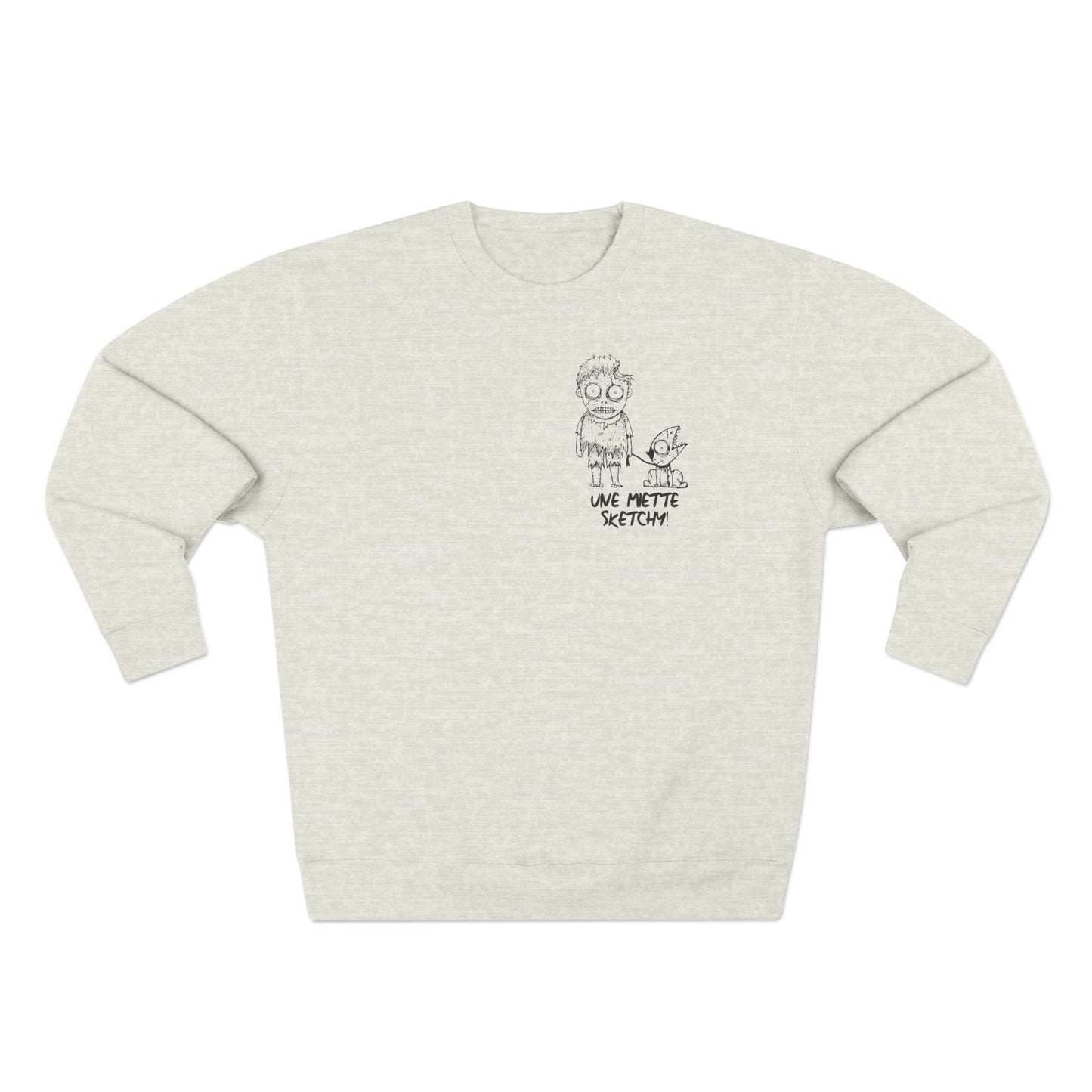 Une miette sketchy! - SWEATSHIRT UNISEXE