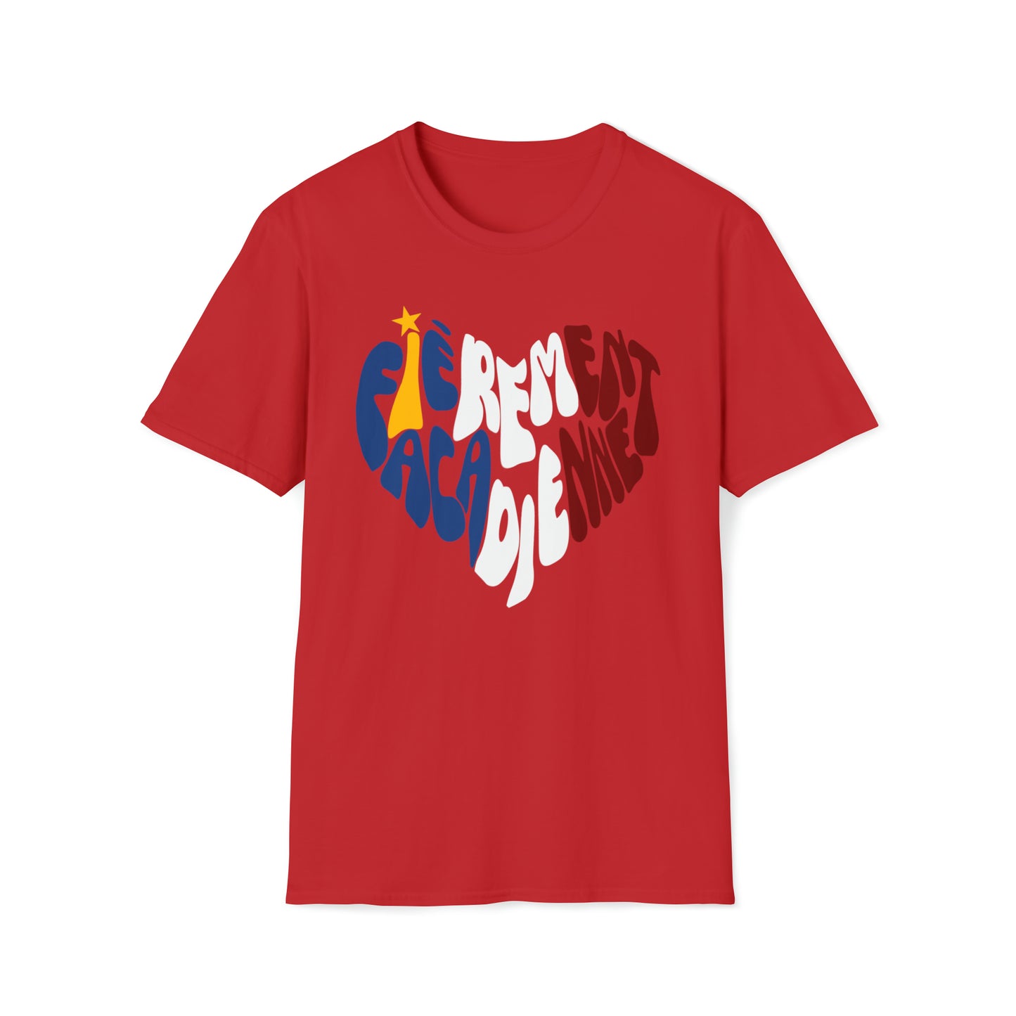 FIÈREMENT ACADIENNE    T-SHIRT UNISEXE