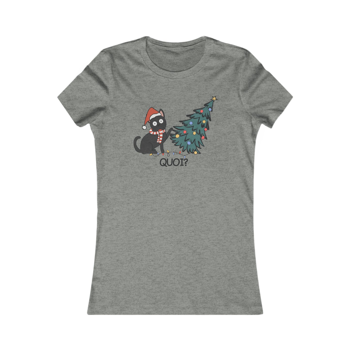 QUOI? - TSHIRT COUPE FÉMININE, UNISEXE