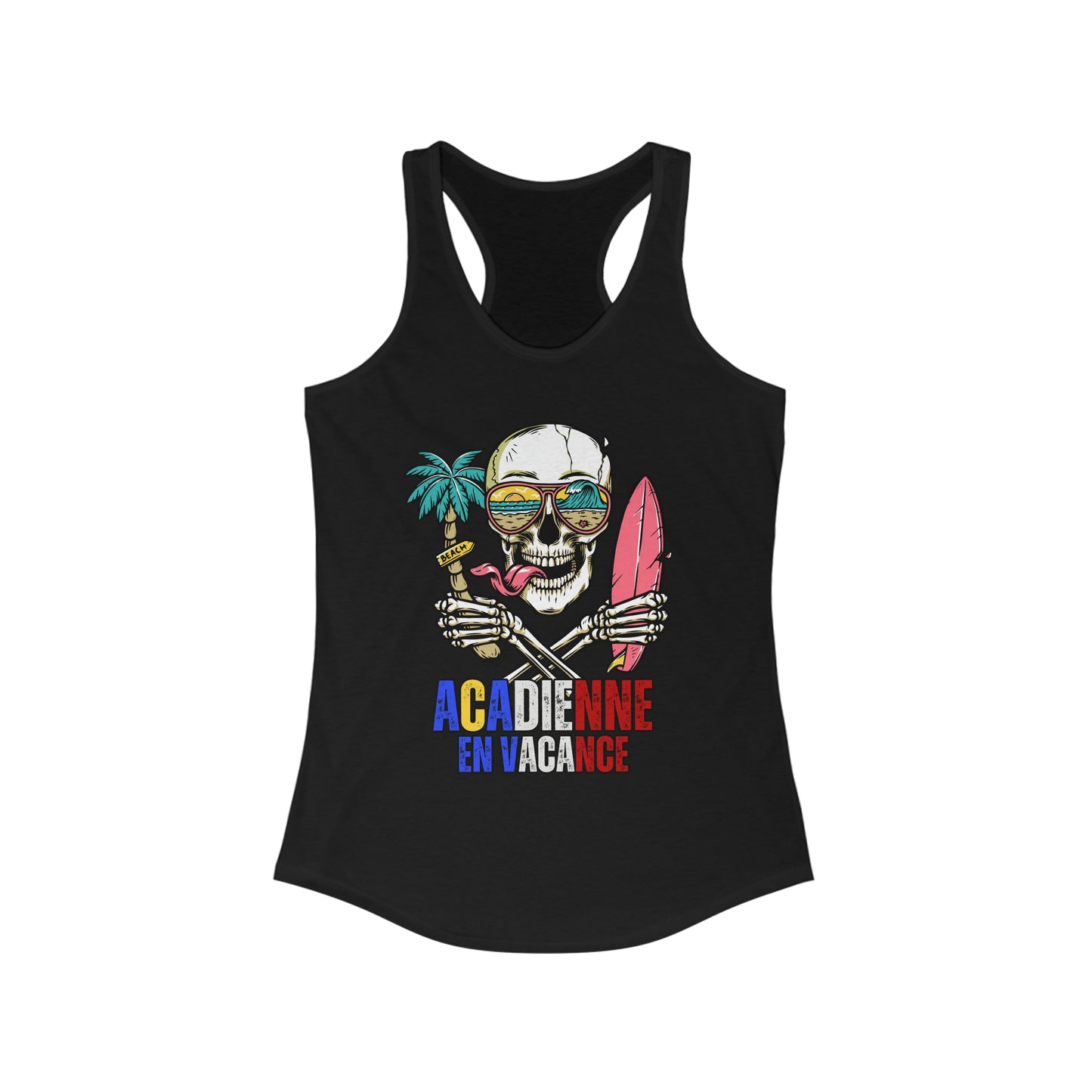 ACADIENNE EN VACANCE - Racerback tank