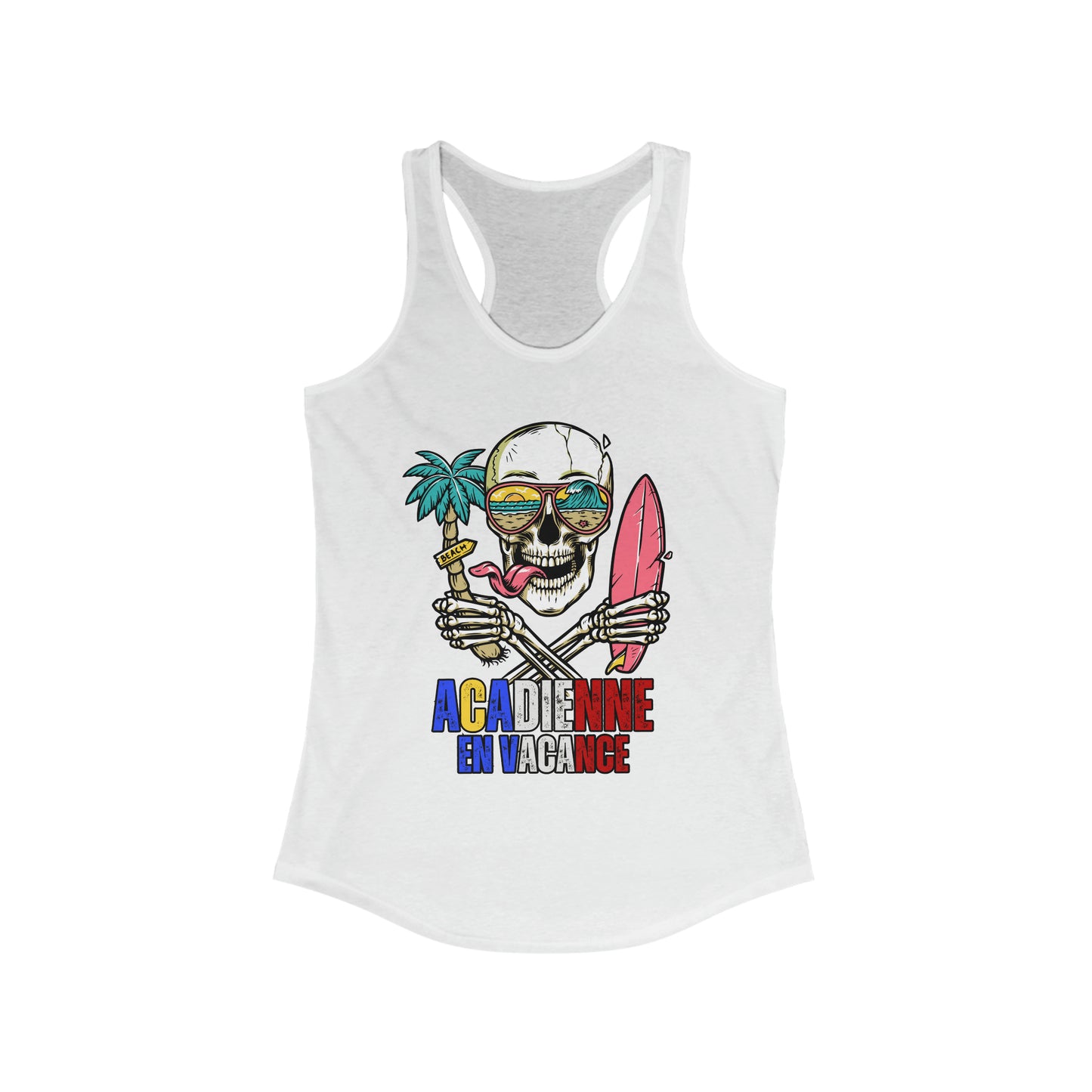 ACADIENNE EN VACANCE - Racerback tank