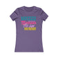 SQUEEZE TES FESSES PIS HOPE FOR THE BEST  - TSHIRT COUPE FÉMININE, UNISEXE