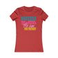 SQUEEZE TES FESSES PIS HOPE FOR THE BEST  - TSHIRT COUPE FÉMININE, UNISEXE