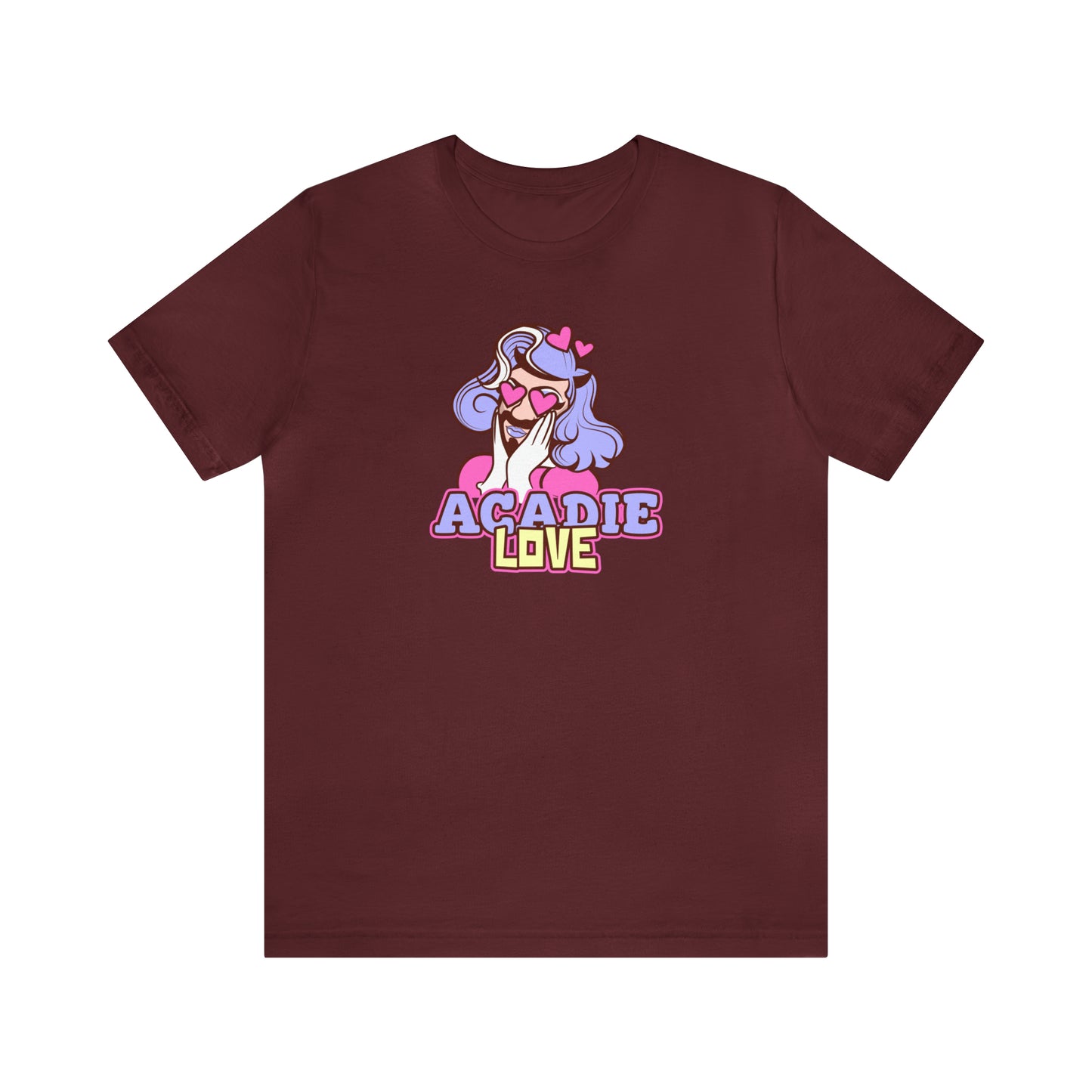 ACADIE LOVE   TSHIRT UNISEXE