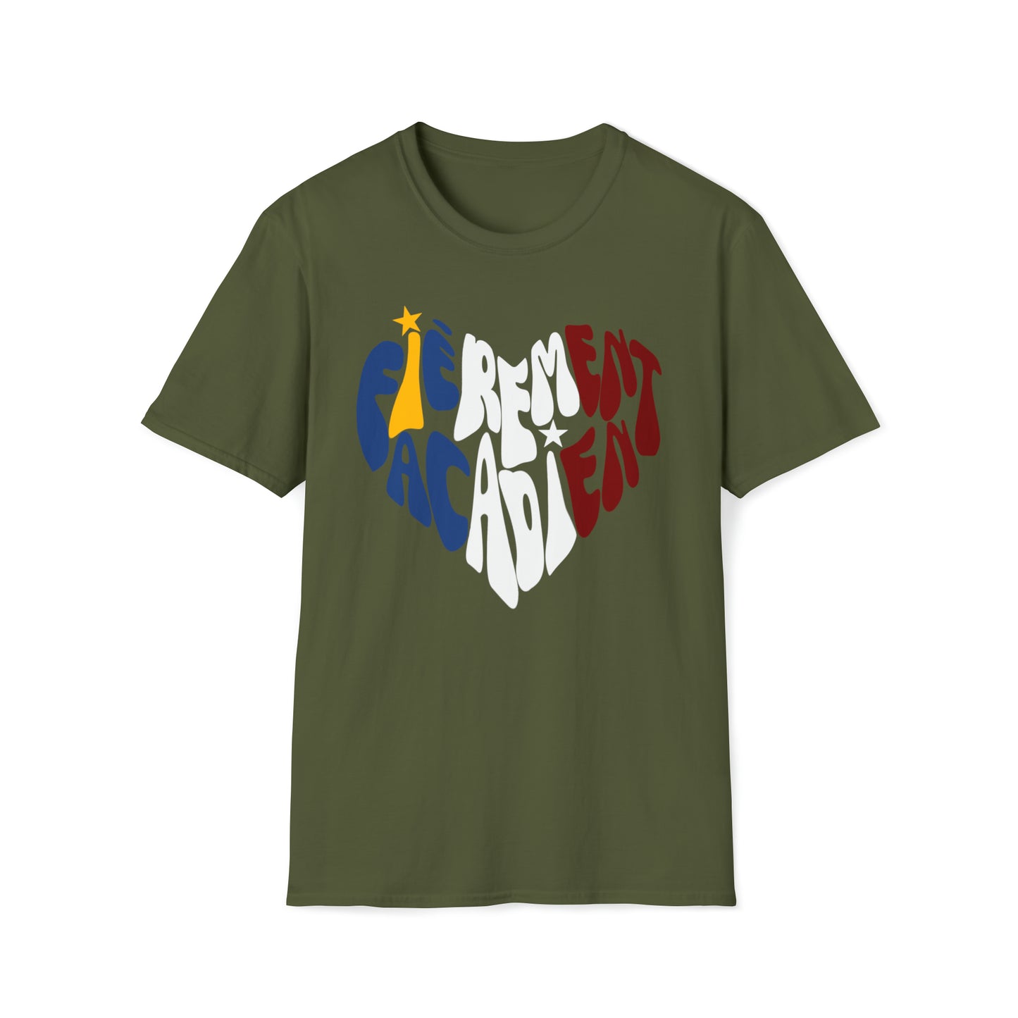 FIÈREMENT ACADIEN    T-SHIRT UNISEXE