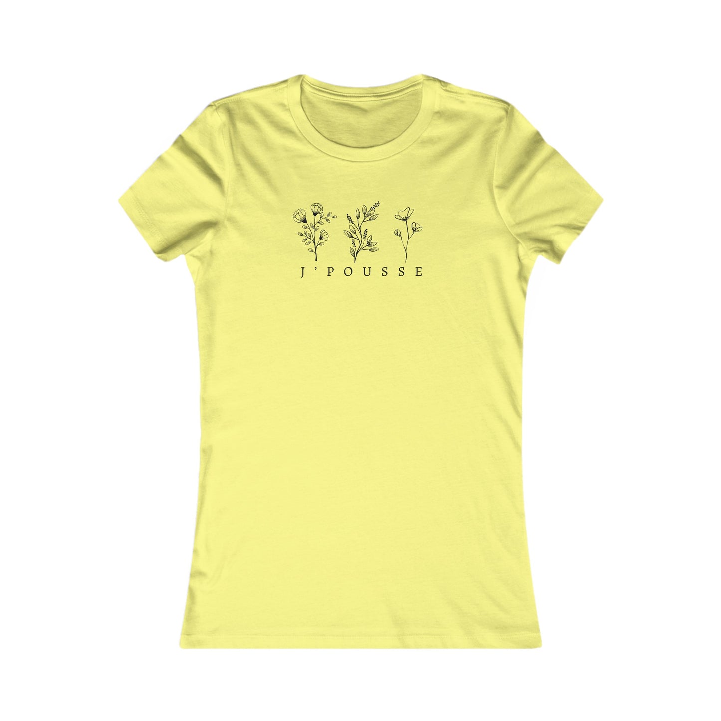 J'POUSSE - TSHIRT COUPE FÉMININE, UNISEXE