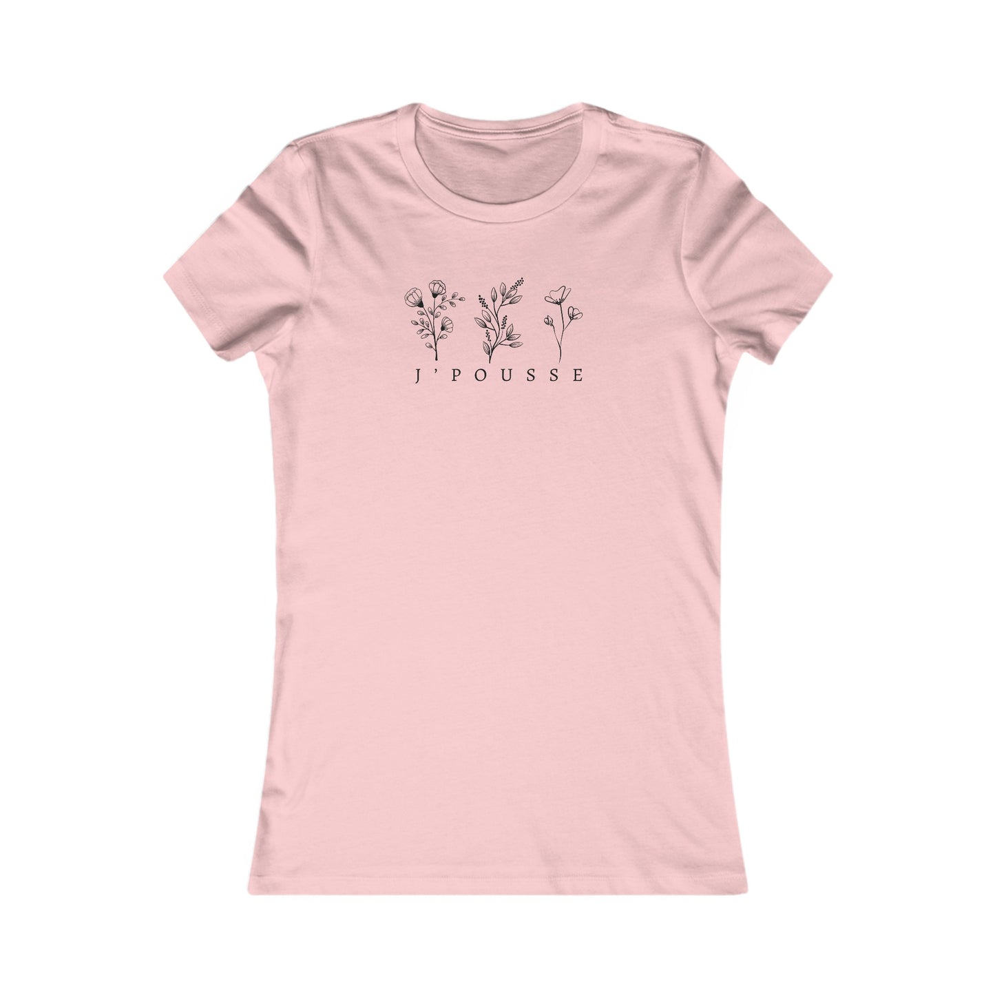 J'POUSSE - TSHIRT COUPE FÉMININE, UNISEXE