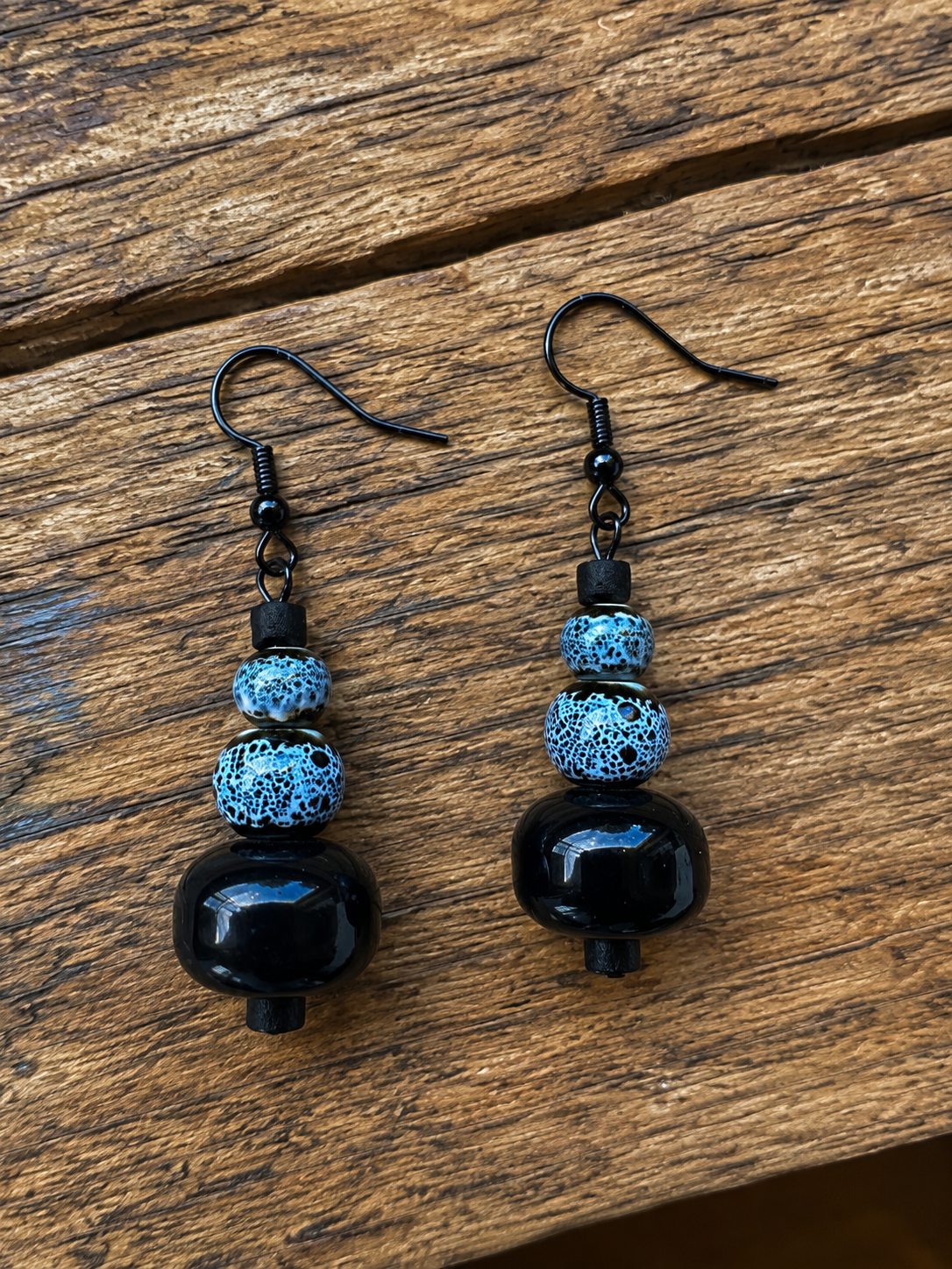 Boucles d'oreilles " Abysses"