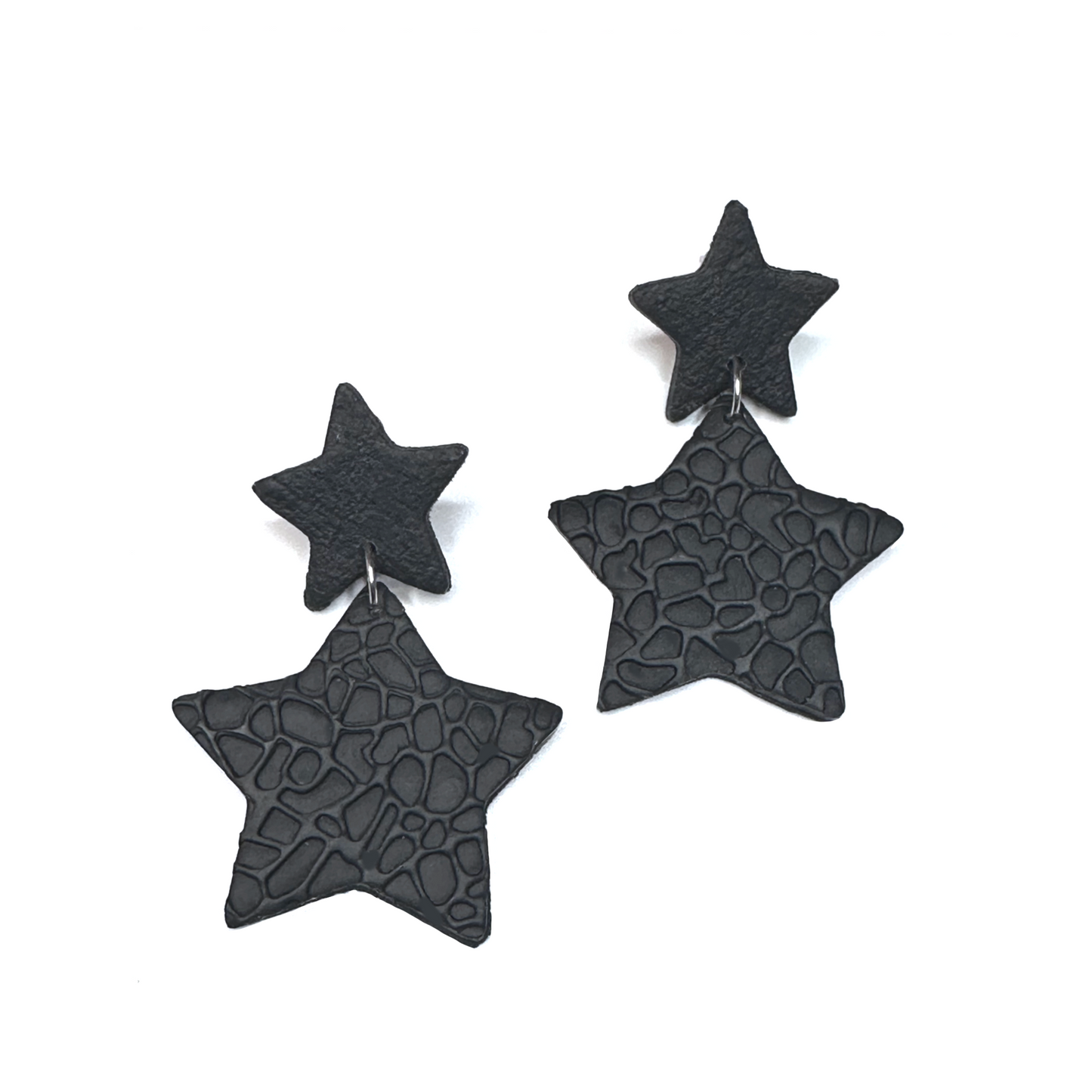 Boucles d'oreilles en argyle - "T'es une rockstar...Act like it!"