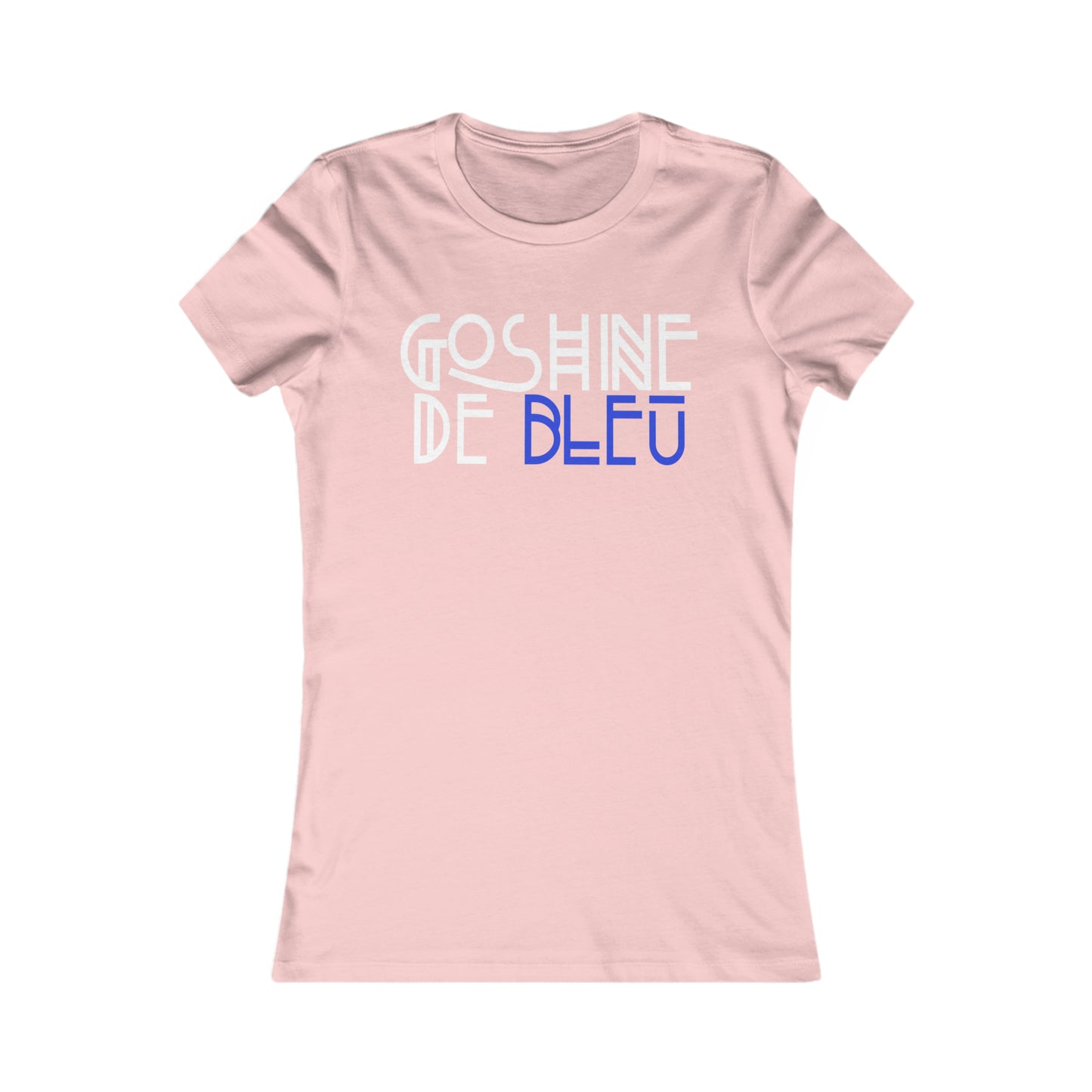 GOSHINE DE BLEU  - TSHIRT COUPE FÉMININE, UNISEXE