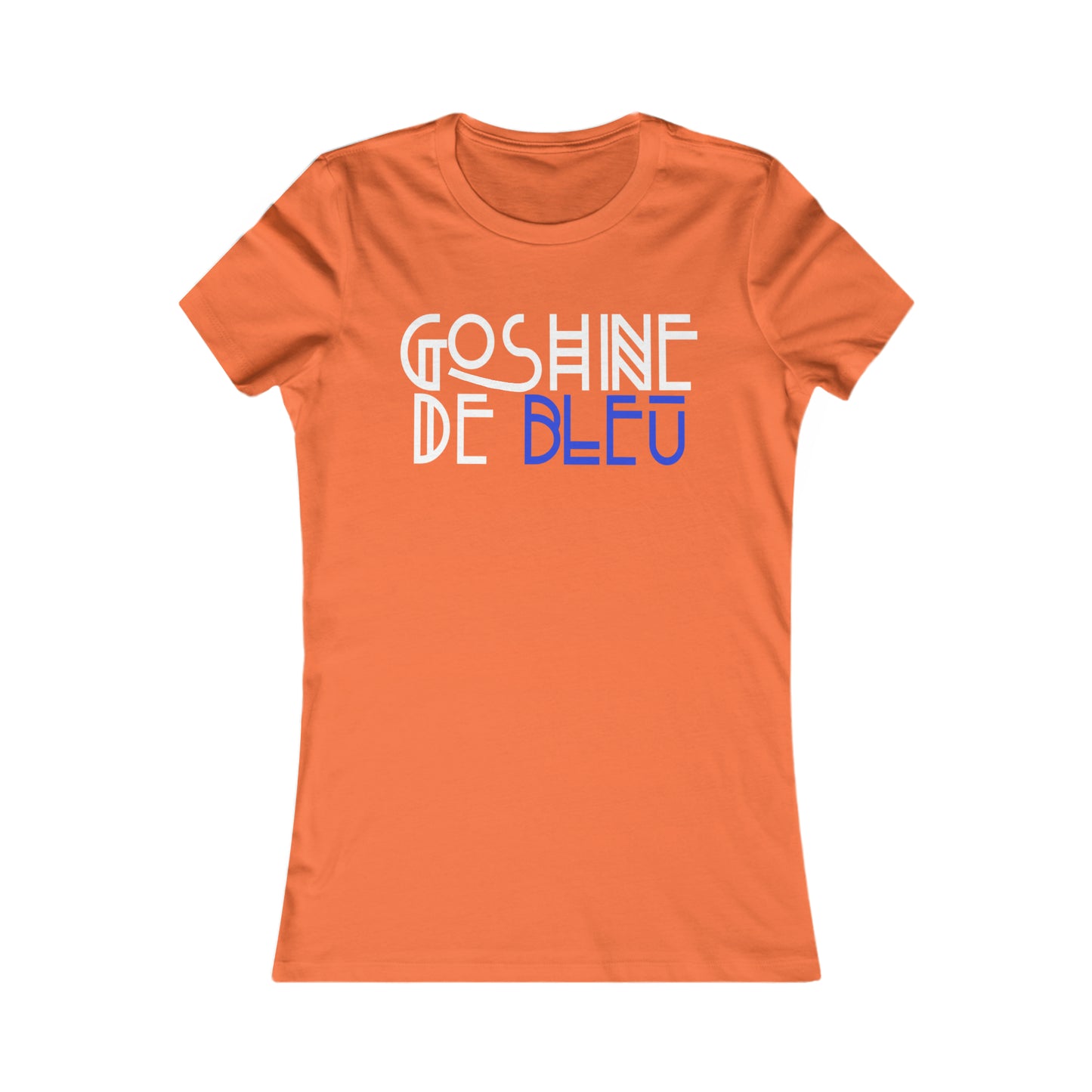 GOSHINE DE BLEU  - TSHIRT COUPE FÉMININE, UNISEXE