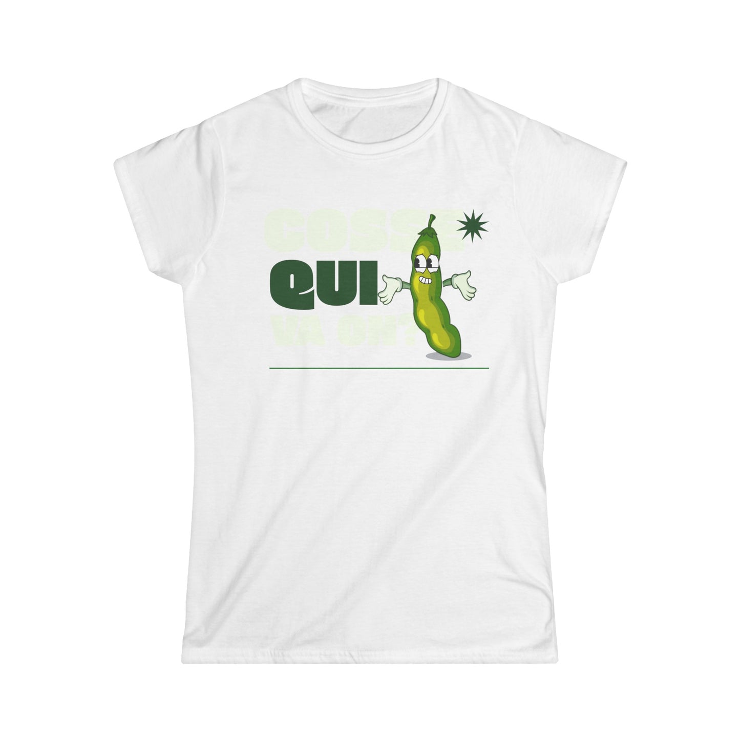 COSSE QUI VA ON ? - TSHIRT COUPE FÉMININE