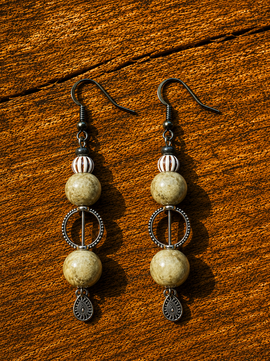 Boucles d'oreilles "Sablé"