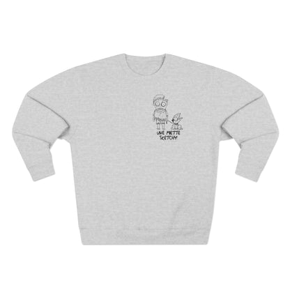 Une miette sketchy! - SWEATSHIRT UNISEXE