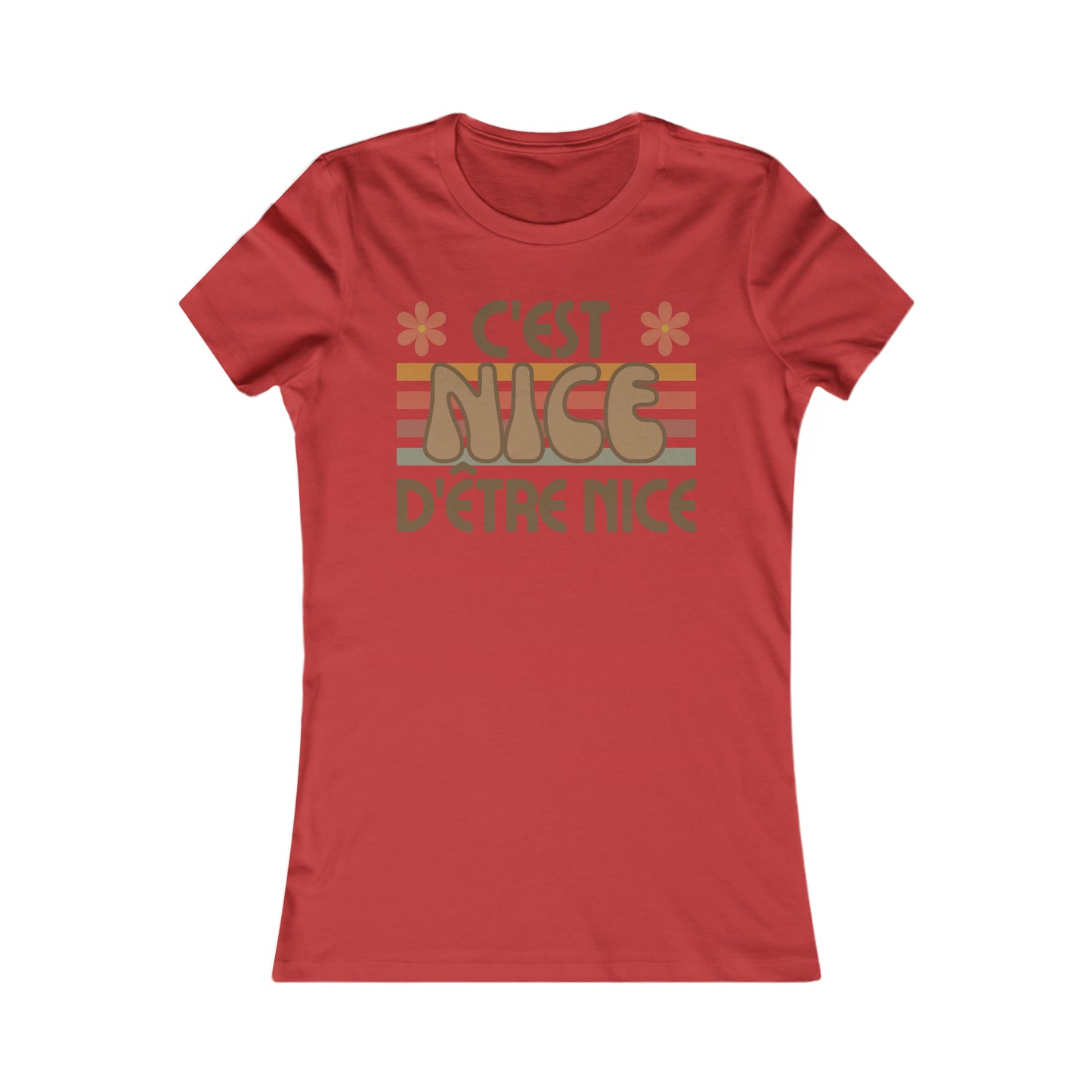 C'EST NICE D'ÊTRE NICE - TSHIRT COUPE FÉMININE, UNISEXE