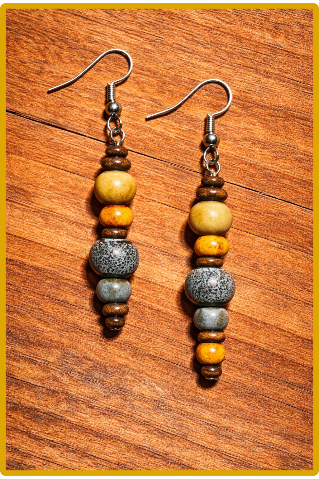 Boucles d'oreilles " Hallo Soleil"