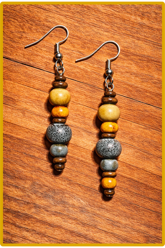 Boucles d'oreilles " Hallo Soleil"