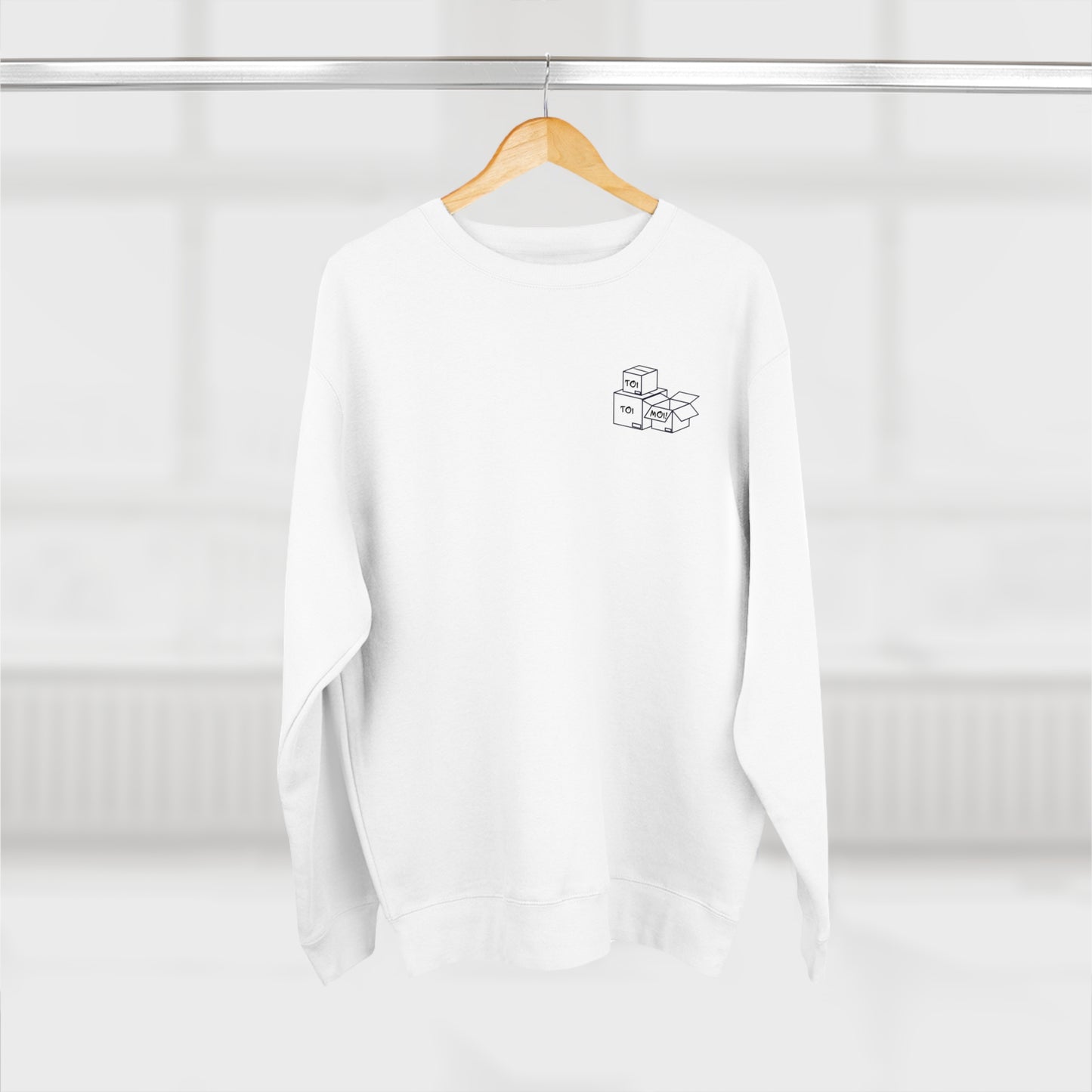 J'FIT PAS DANS TA BOITE !  Crewneck Sweatshirt