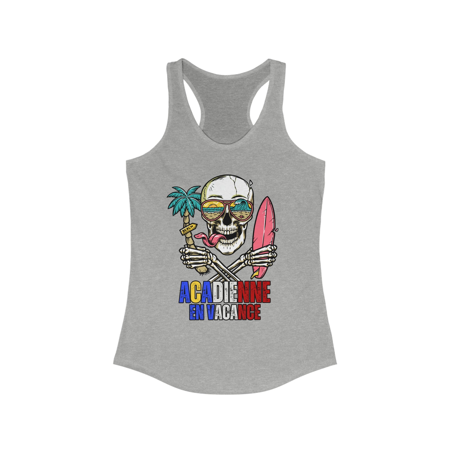 ACADIENNE EN VACANCE - Racerback tank