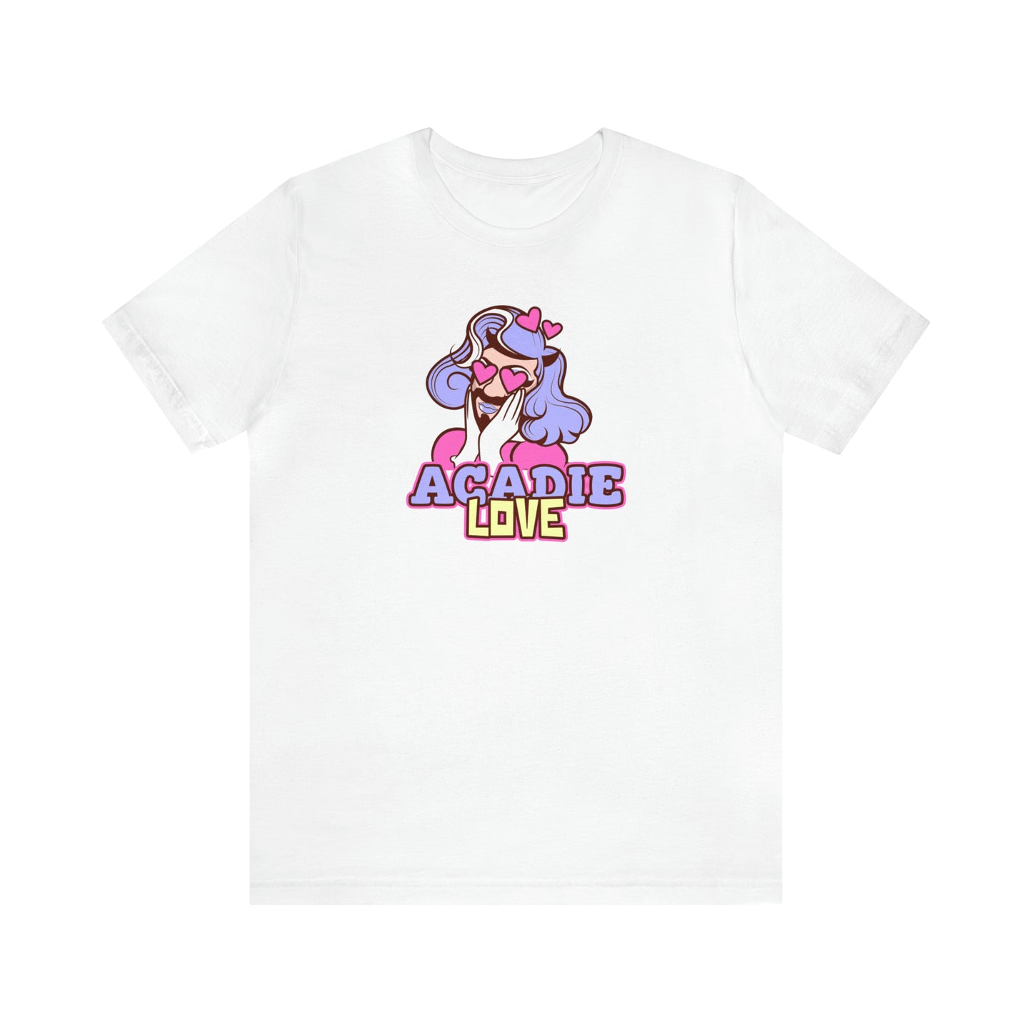 ACADIE LOVE   TSHIRT UNISEXE