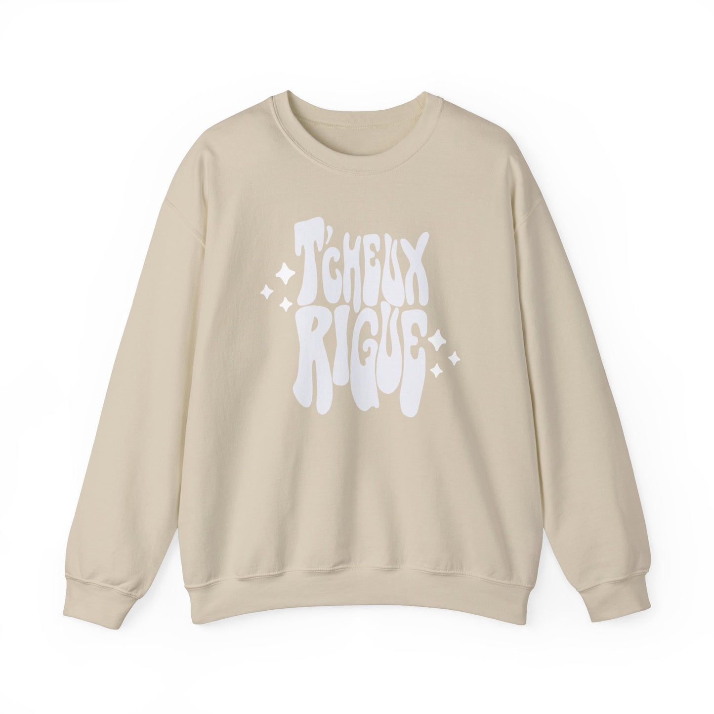 T'CHEUX RIGUE (lettre blanche) SWEATSHIRT UNISEXE