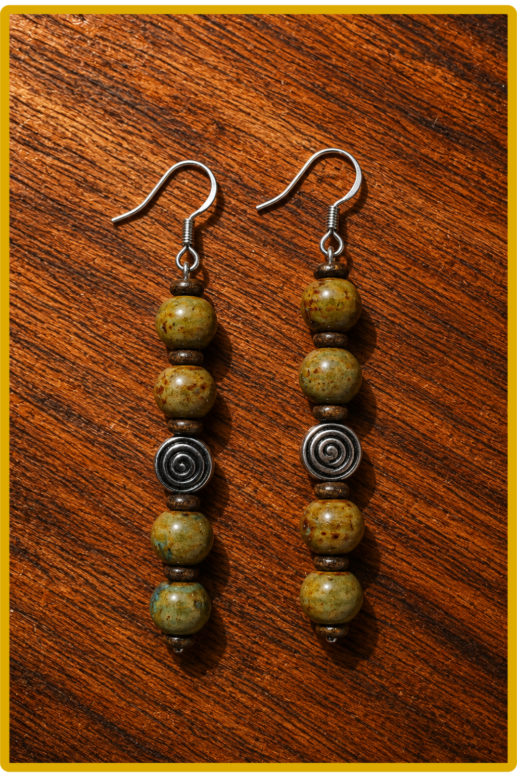 Boucles d'oreilles " Terre Sauvage"
