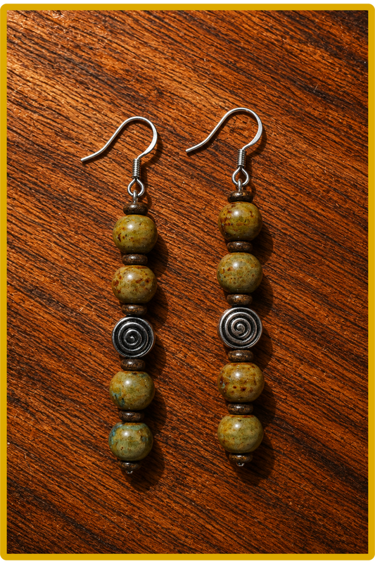 Boucles d'oreilles " Terre Sauvage"