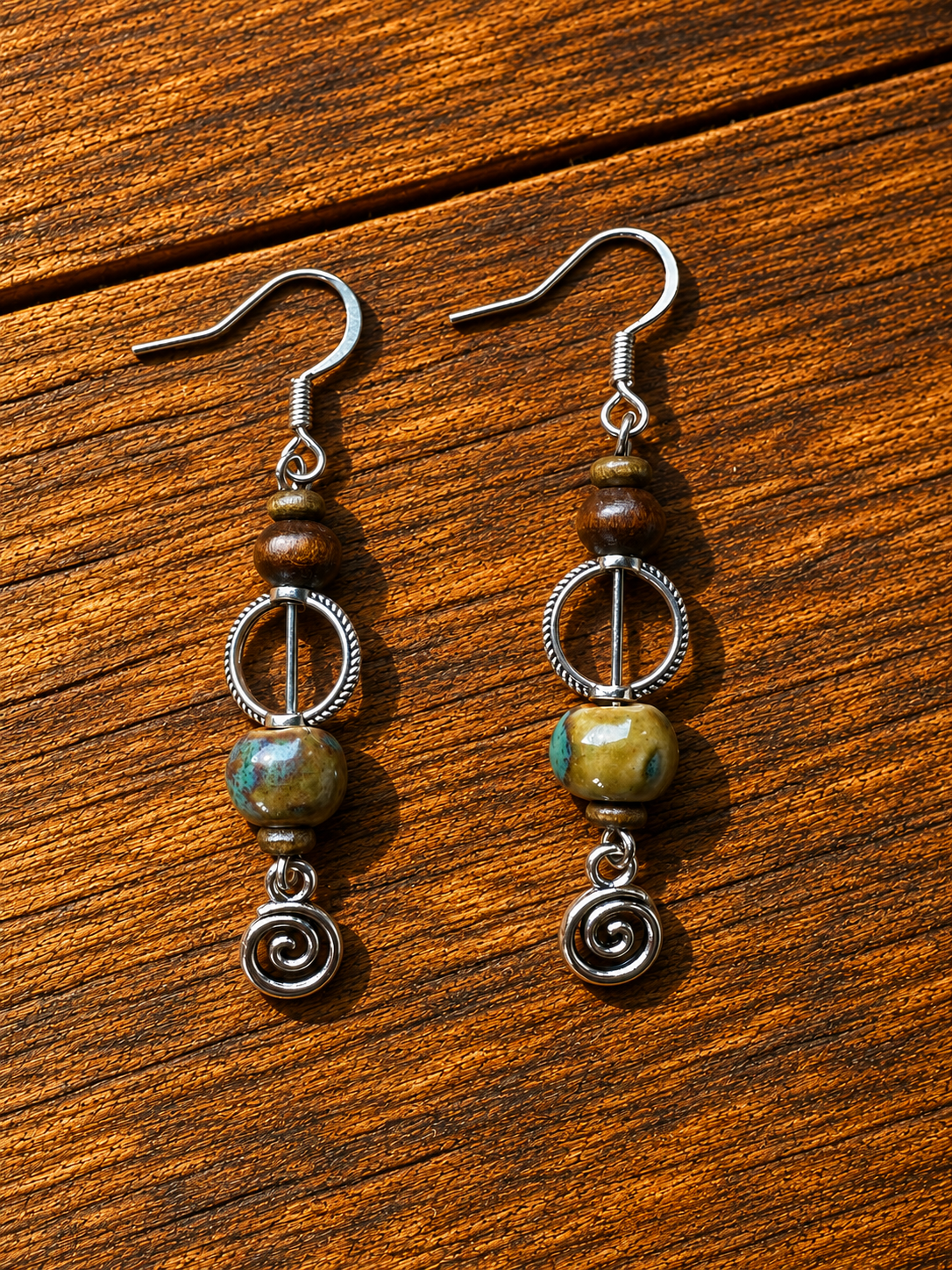 Boucles d'oreilles "Spirale"