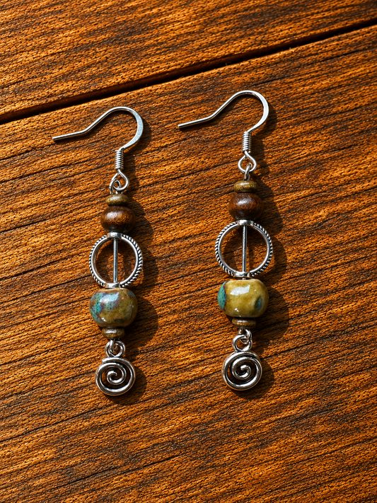 Boucles d'oreilles "Spirale"