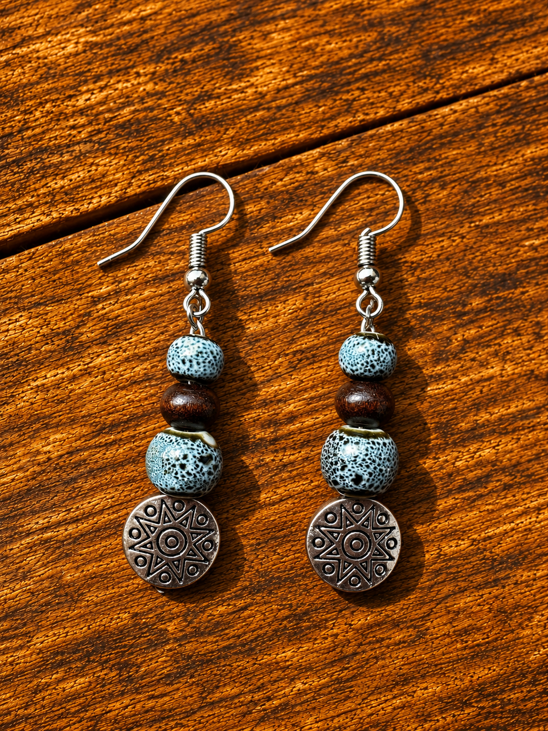Boucles d'oreilles " Étoile de mer"