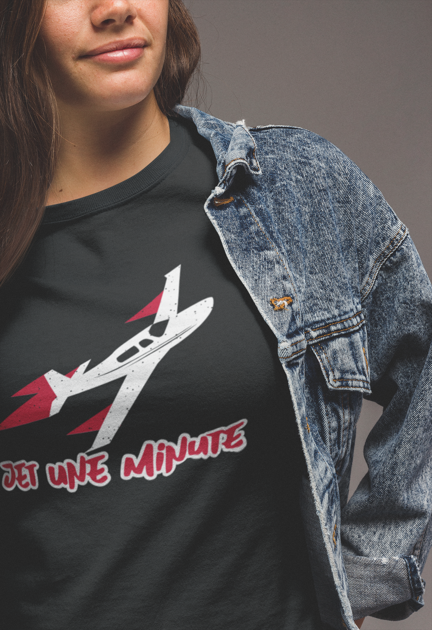 JET UNE MINUTE   TSHIRT UNISEXE