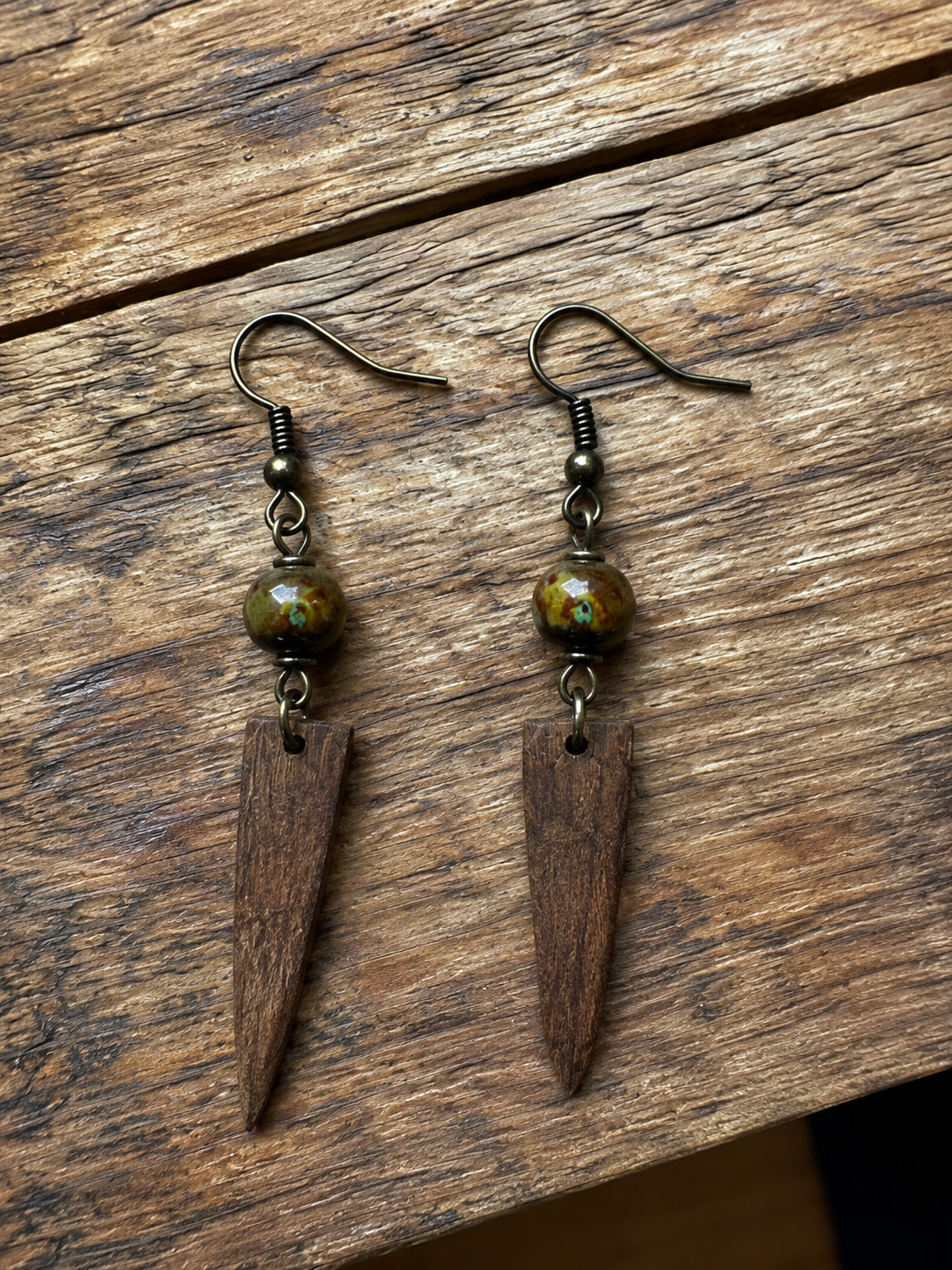 Boucles d'oreilles "Sous-bois"