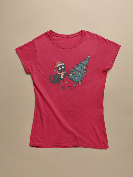 QUOI? - TSHIRT COUPE FÉMININE, UNISEXE