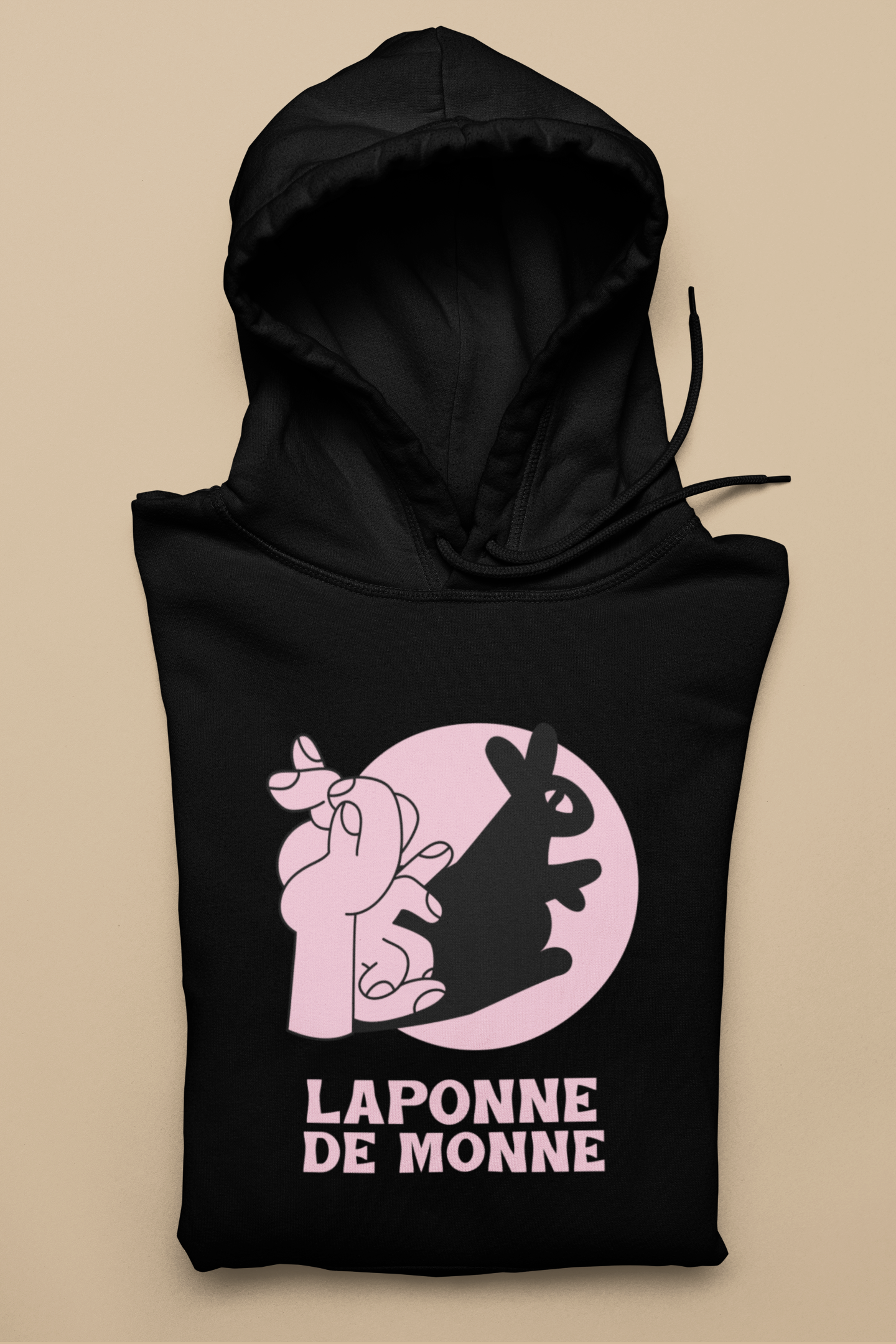 UN LAPONNE DE MONNE    HOODIE - UNISEX