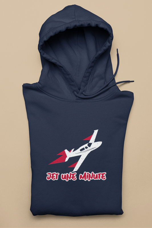 JET UNE MINUTE   HOODIE UNISEXE