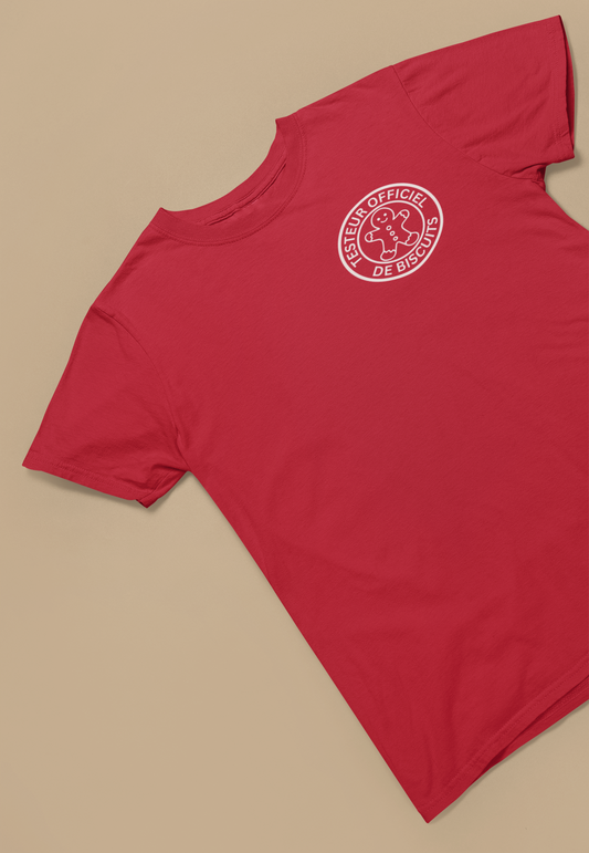 TESTEUR OFFICIEL DE BISCUITS - CHANDAIL UNISEXE