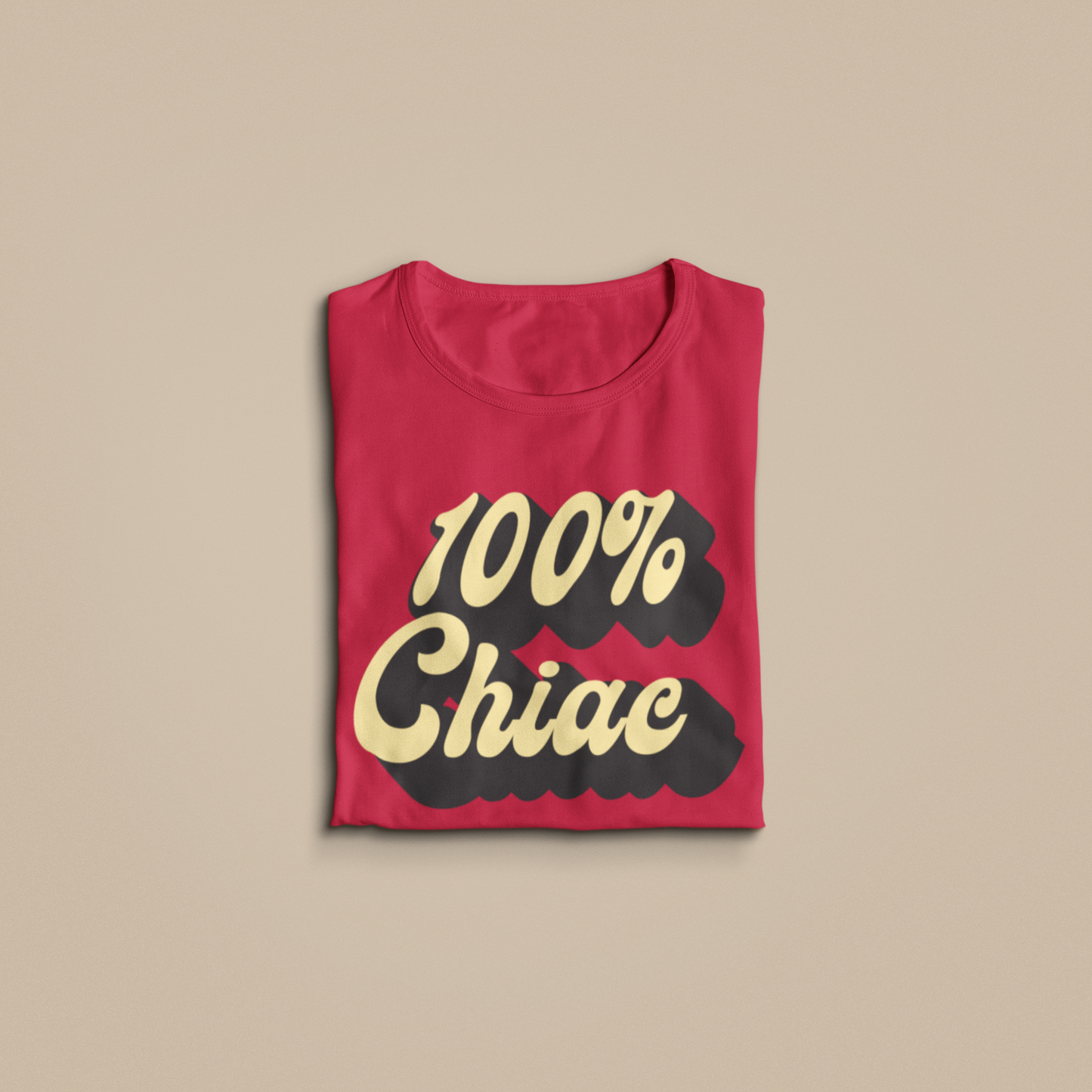 100% CHIAC  - TSHIRT COUPE FÉMININE, UNISEXE