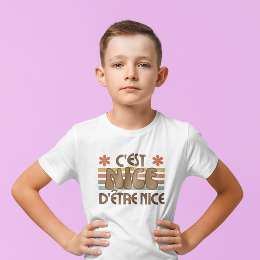 C'EST NICE D'ÊTRE NICE - TSHIRT UNISEXE ENFANT