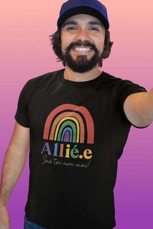 Allié.e , sois toi avec moi!  TSHIRT UNISEXE